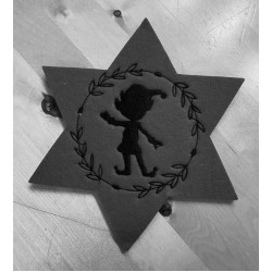 Stickdatei - Wichtelkranz Silhouette